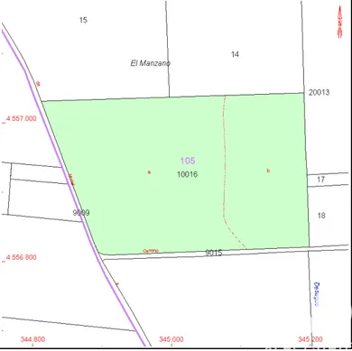 Leisure land in Salvador de Zapardiel