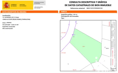 Building plot in Alcover